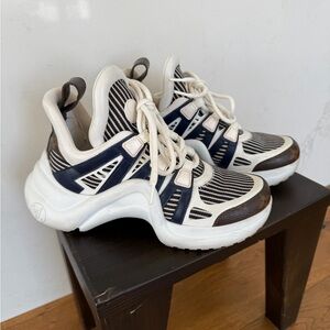 Louis Vuitton Archlight leather trainers